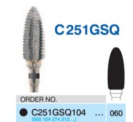 Carbide cutter C251GSQ.104.060