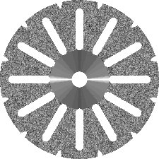 Diamond Disc "ACRYL 12 SLOTS", Double Sided