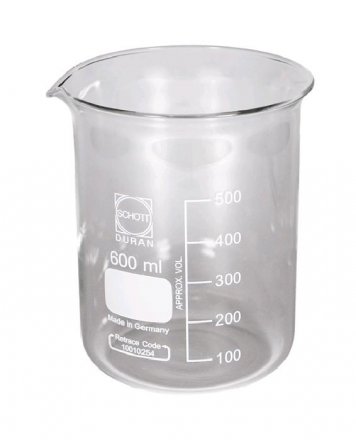 Glass Beaker 600ml - OUT OF STOCK