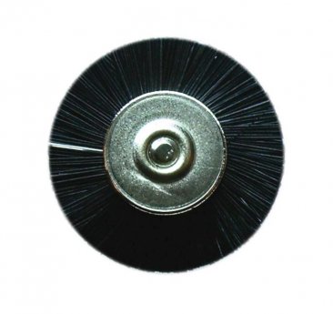 SY Black Mounted Bristle Brush Short