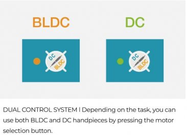 Handy700 micromotor with Brushless handpiece BM50S1 (set)