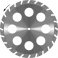 Diamond Disc "PLASTER 8 HOLES", Double Sided