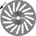 Diamond Disc "SLANTING SLOTS", Double Sided